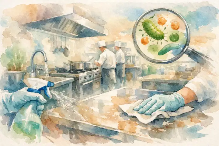 HACCP reinigingsplan maken voor uw keuken