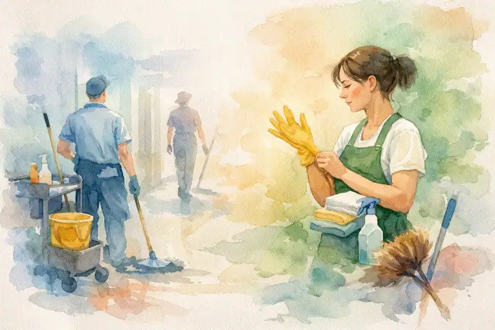 Vervanging schoonmaker bij ziekte zonder kwaliteitsverlies